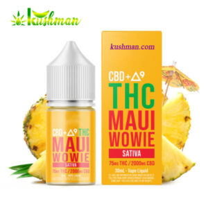 CBD + Delta-9 THC Vape Juice: Maui Wowie