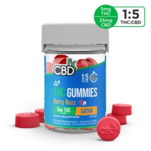 Delta-9 THC Gummies + CBD: Berry Buzz Sativa